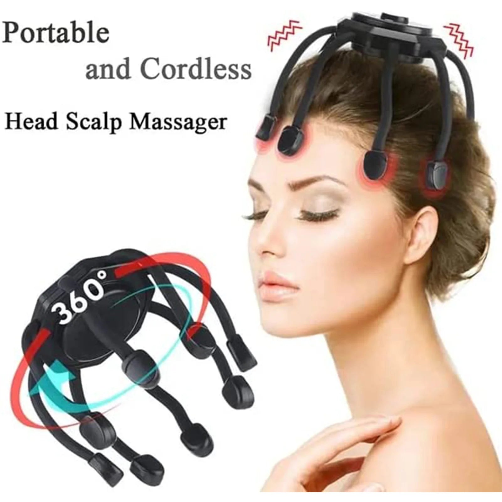 ScalpEase™ Electric Scalp Massager