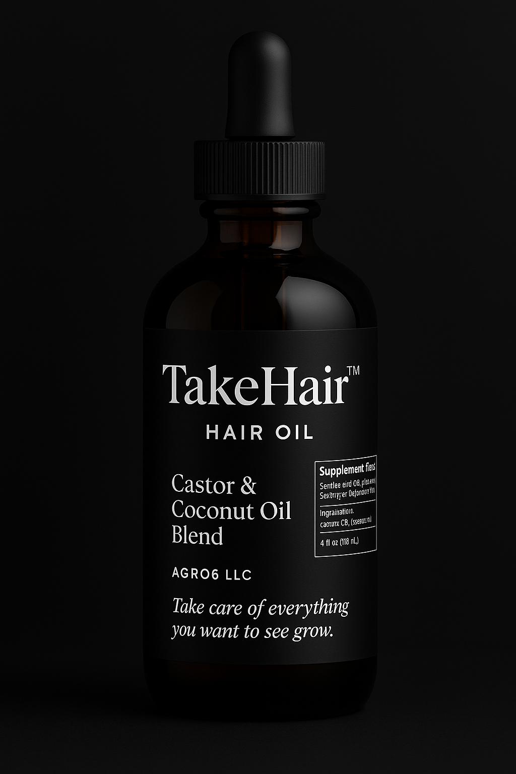 TakeHair – Hair Growth & Strengthening Oil | Castor, Avocado & Rosemary